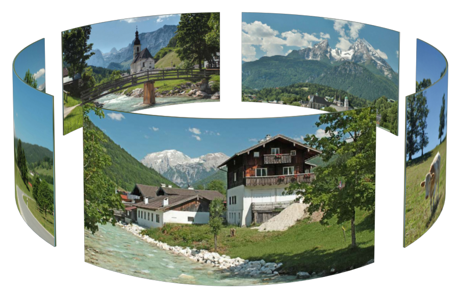 Bayerische Alpen in 3D