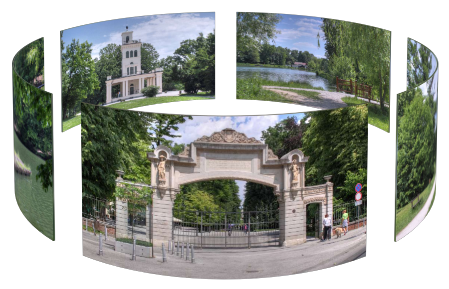 Maksimir Park in Zagreb in 3D