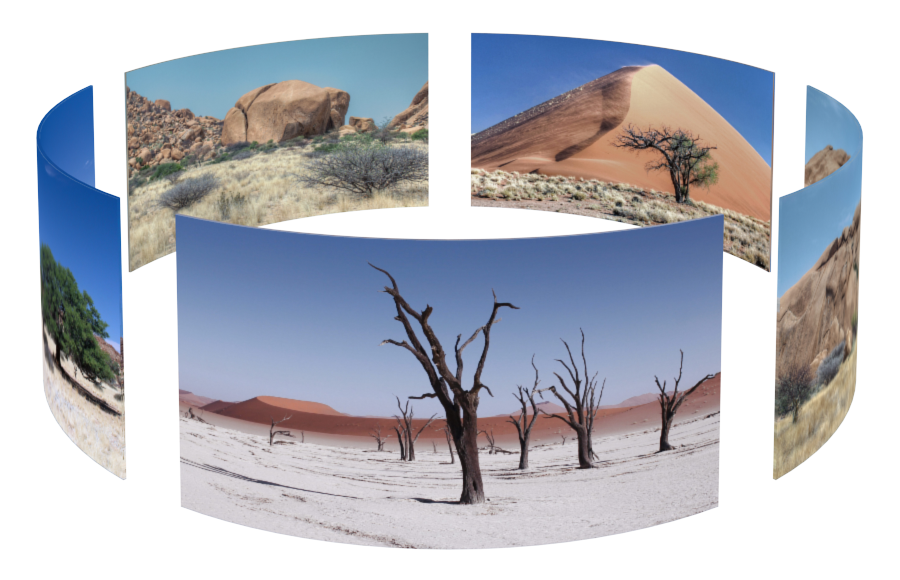 Namib Wüste in 3D
