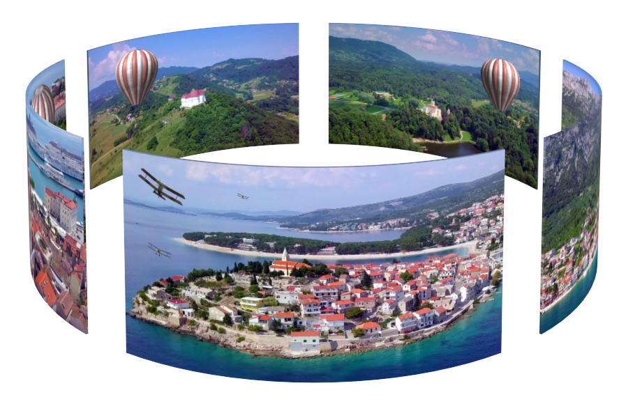 Hyper Stereo Collage Kroatien