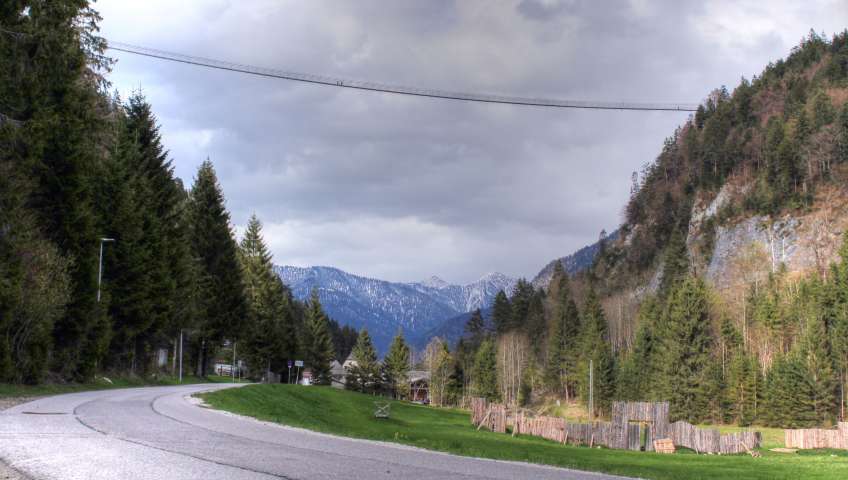 Foto Bayerische Alpen im Frühling