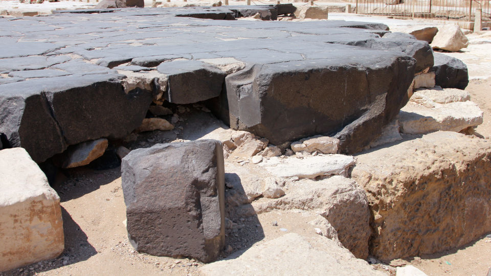 Totentempel an der Cheops-Pyramide Totentempel an der Cheops-Pyramide