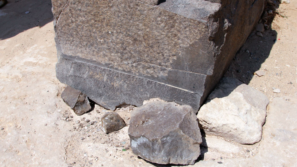 Totentempel an der Cheops-Pyramide Totentempel an der Cheops-Pyramide