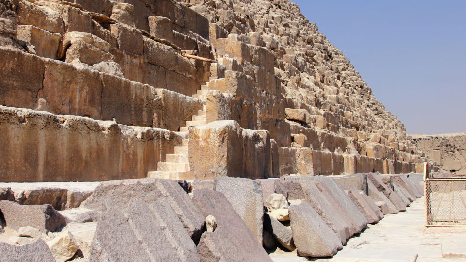 Chephren-Pyramide Detail