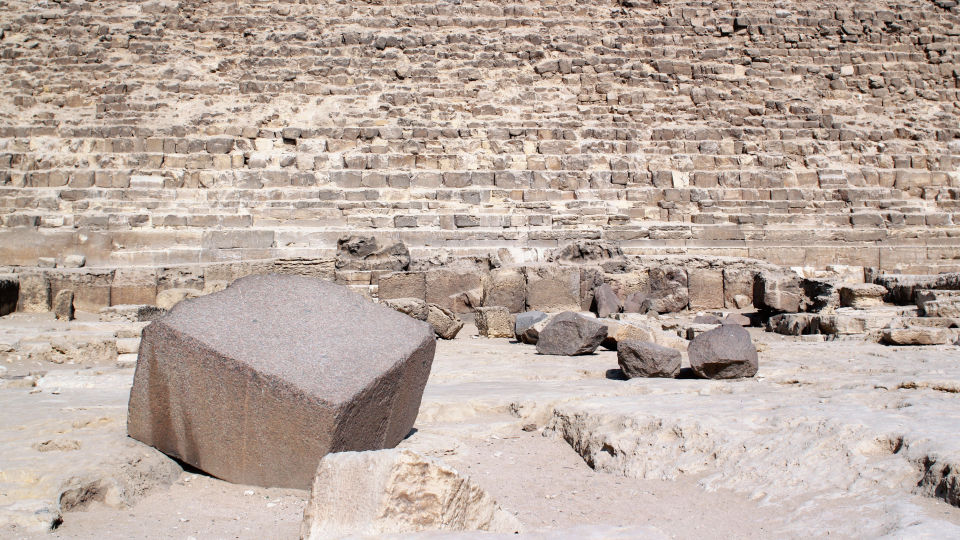 Chephren-Pyramide Detail