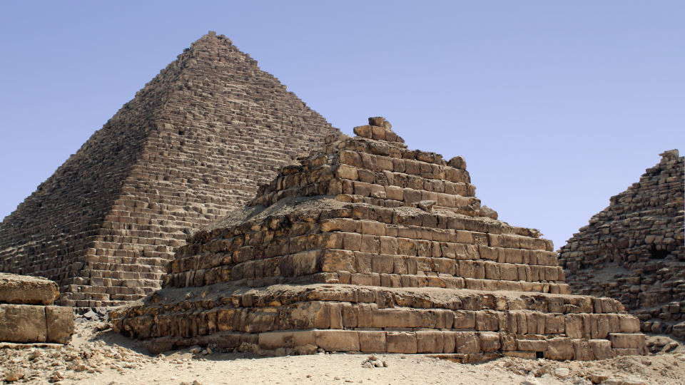 Mykerinos-Pyramide Mykerinos-Pyramide