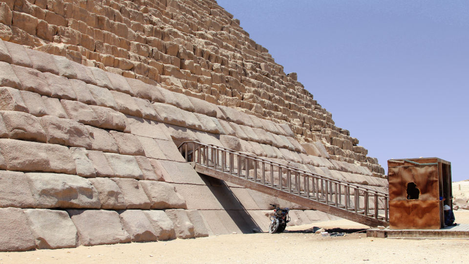 Mykerinos-Pyramide Detail Mykerinos-Pyramide Detail