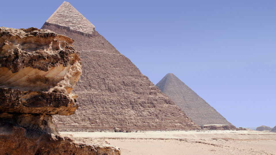 Mykerinos-Pyramide Detail Mykerinos-Pyramide Detail