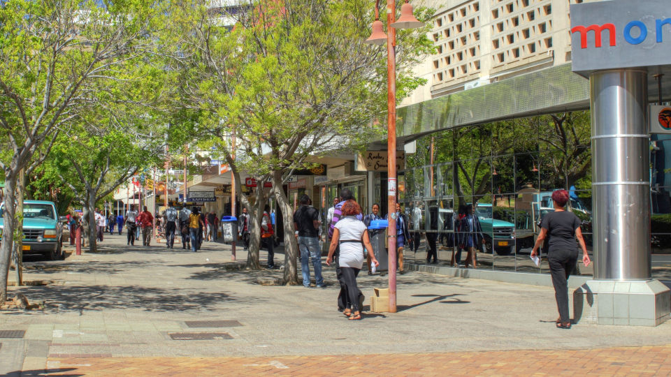 Independence Ave pedestrian zone Windhoek